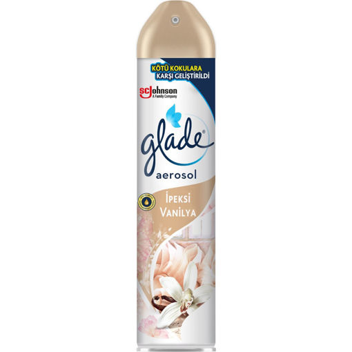 Glade İpeksi Vanilya Aerosol nin resmi