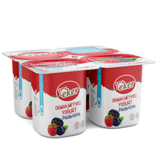 Eker Orman Meyveli Probiyotik Meyveli Yoğurt 4*100 Gr nin resmi