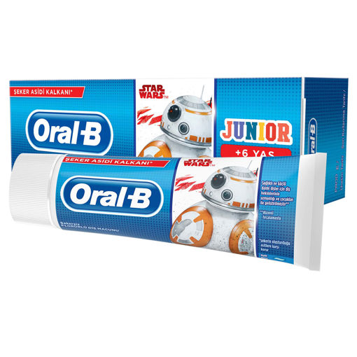Oral B Star Wars Temalı 6+ Yaş Diş Macunu nin resmi