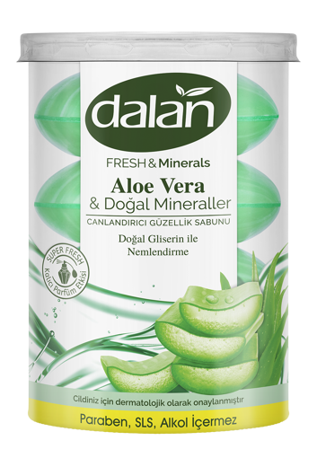 Dalan Fresh & Minerals Aleo Vera Duş Sabunu  440 gr nin resmi