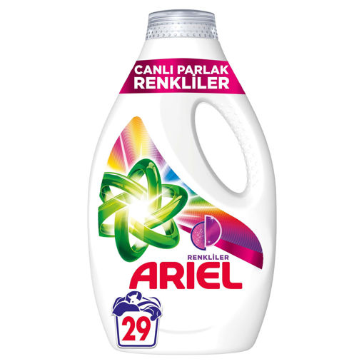 Ariel Sıvı Canlı Parlak Renkliler 29 Yıkama nin resmi