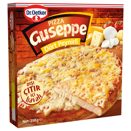 Dr.Oetker Guseppe Dört Peynirli Pizza 358 Gr nin resmi