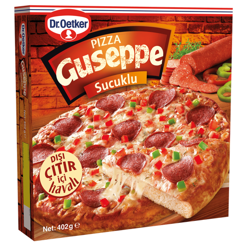 Dr.Oetker Guseppe Sucuklu Pizza 402 Gr nin resmi