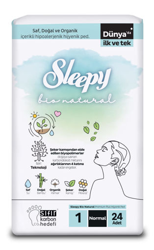 Sleepy Bio Natural Süper Ekonomik Normal 24'lü nin resmi