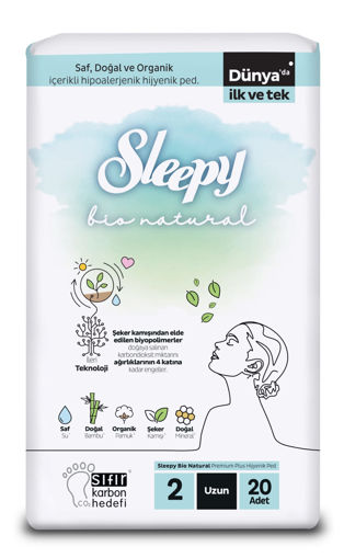 Sleepy Bio Natural Süper Ekonomik Uzun 20'li nin resmi