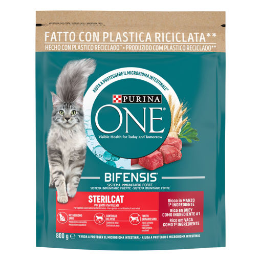 One Sığır Etli Kedi Maması 800 Gr nin resmi