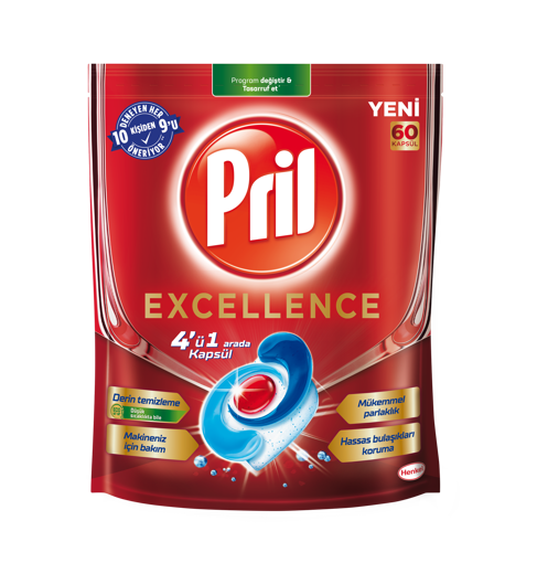 Pril Excellence Tablet 60 Kapsül nin resmi