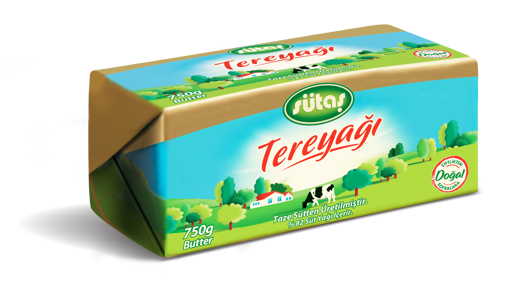 Sütaş Tereyağ 750 Ml nin resmi