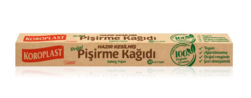 Koroplast Hazır Kesilmiş Pişirme Kağıdı 10 Adet nin resmi