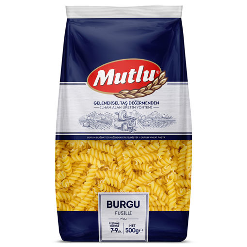 Mutlu Burgu Makarna 500 Gr nin resmi