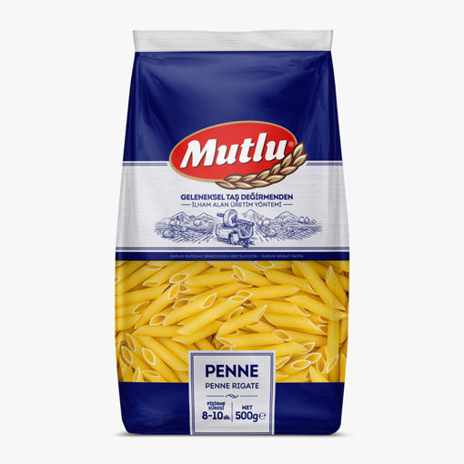 Mutlu Penne Makarna 500 Gr nin resmi