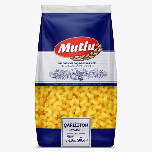 Mutlu Çarliston Makarna 500 Gr nin resmi