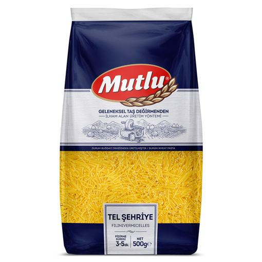 Mutlu Tel Makarna 500 Gr nin resmi
