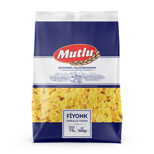 Mutlu Fiyonk Makarna 500 Gr nin resmi