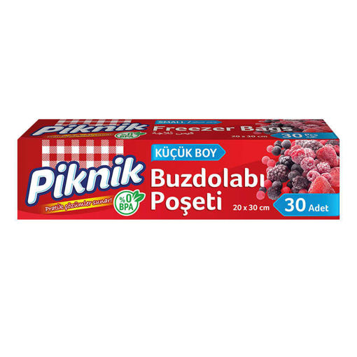 Piknik Buzdolabı Poşeti Küçük Boy 30'lu nin resmi