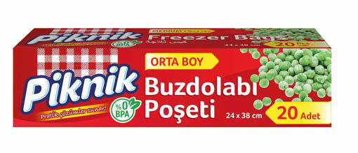 Piknik Buzdolabı Saklama Poşeti  Orta 20'li nin resmi