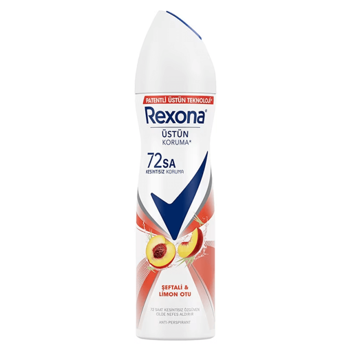 Rexona Seftali & Limon Otu Antiperspirant Kadın Sprey Deodorant 150 ml nin resmi