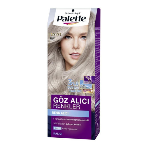 Palette Yoğun Göz Alıcı Renkler Boya 12-21 Gümüş Sarı 50 ml nin resmi