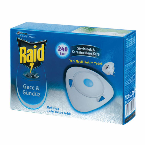 Raid Gece & Gündüz Sistem Sinek Koruyucu Yedek 240 Saat nin resmi