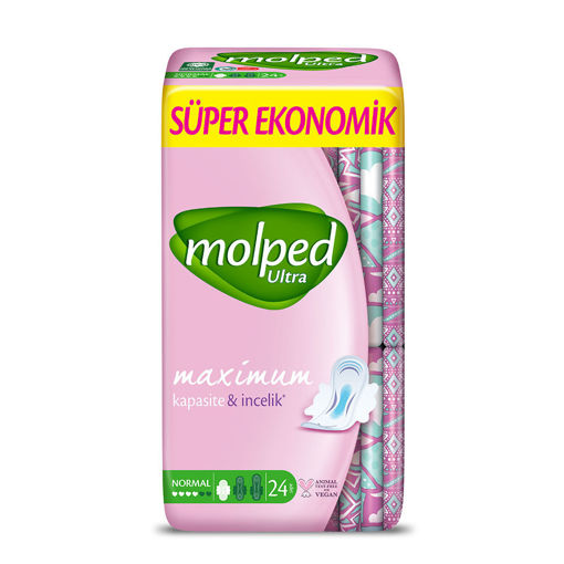 Molped Ultra Süper Ekonomik Normal Hijyenik Ped 24'lü nin resmi