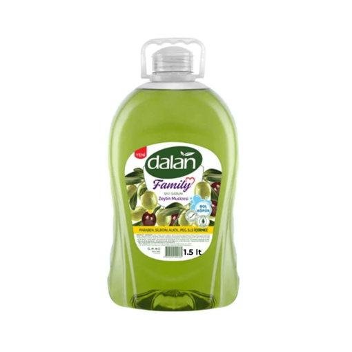Dalan Zeytinyağlı Family Sıvı Sabun 1.5 litre nin resmi
