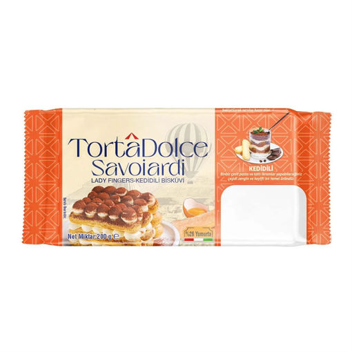Tortadolce Savolardi Kedi Dili 200 Gr nin resmi