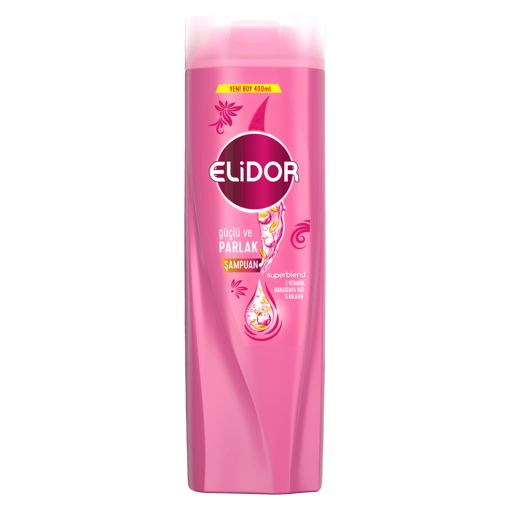 Elidor Güçlü & Parlak Şampuan 400 ml nin resmi