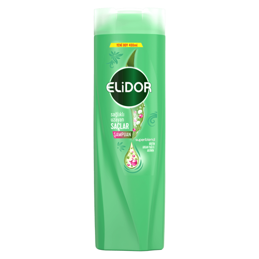 Elidor Sağlıklı Uzayan Saçlar Şampuan 400 ml nin resmi