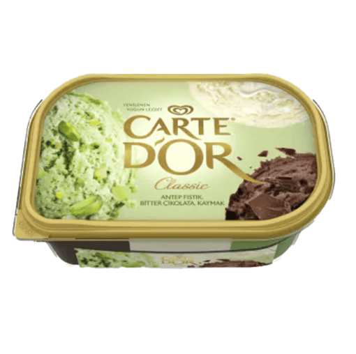 Carte d'Or Classic Bitter Çikolata&Kaymak&Antep Fıstığı Dondurma 850 Ml nin resmi