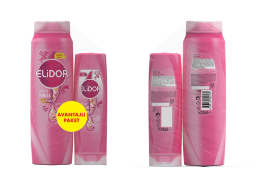 Elidor Güçlü Parlak Şampuan 400 ML+200 ML nin resmi