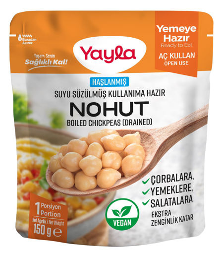 Yayla Haşlanmış Susuz Nohut 150 Gr nin resmi