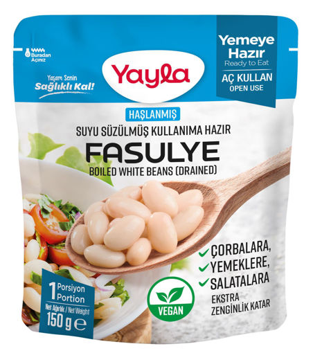 Yayla Haşlanmış Susuz Fasülye 150 Gr nin resmi