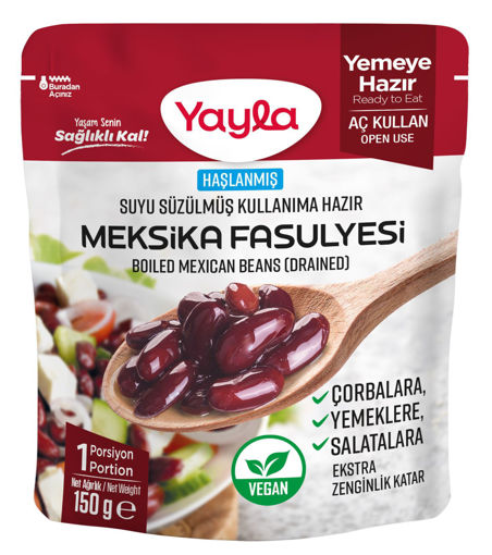 Yayla Haşlanmış Susuz Meksika Fasülye 150 Gr nin resmi