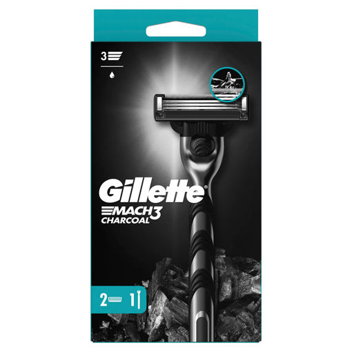 Gillette Mach 3 Charcoal nin resmi
