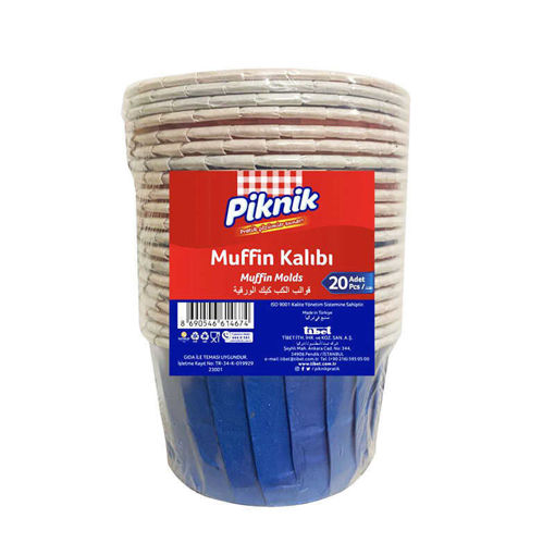Piknik Muffin Kalıbı  20'li nin resmi