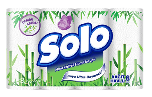Solo Bambu Havlu Kağıt 8'li nin resmi