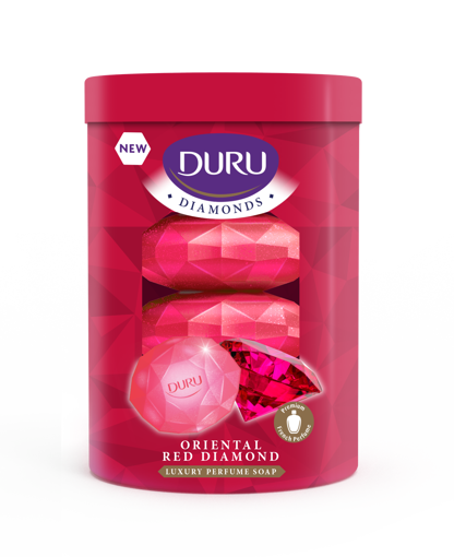 Duru Sabun Diamonds Series 4X90 Gr. Red nin resmi