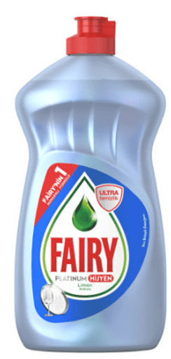 Fairy Platinum Limon Kokulu Sıvı Bulaşık Deterjanı 500 Ml nin resmi