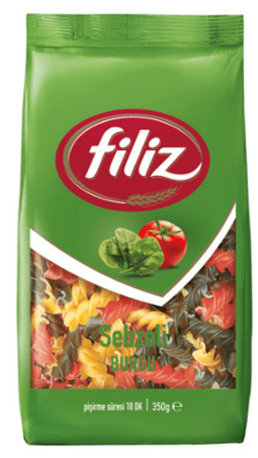 Filiz Sebzeli Burgu Makarna 350 Gr nin resmi