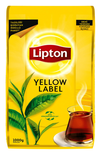 Lipton Yellow Label Dökme Çay 1 Kg nin resmi