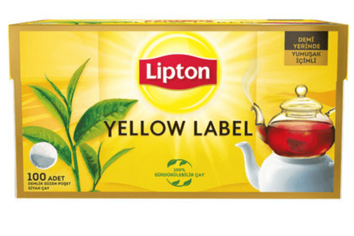 Lipton Yellow Label Demlik Poşet 100'lü 320 Gr nin resmi
