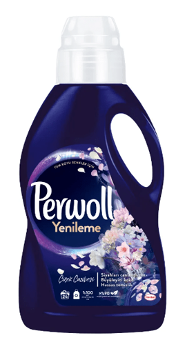 Perwoll Yenileme Çicek Cazibesi Koyu Renkliler Sıvı Deterjan 1.32 Lt nin resmi