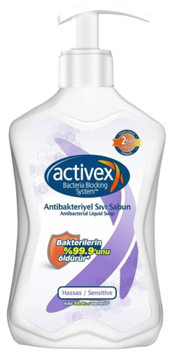 Activex Antibakteriyel Hassas Sıvı Sabun 500 Ml nin resmi