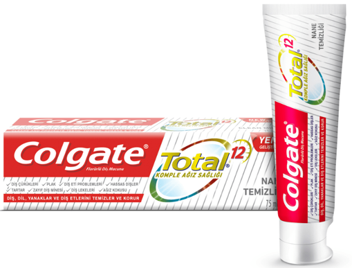 Colgate Total Gelişmiş Nane Temizliği Diş Macunu 75 Ml nin resmi