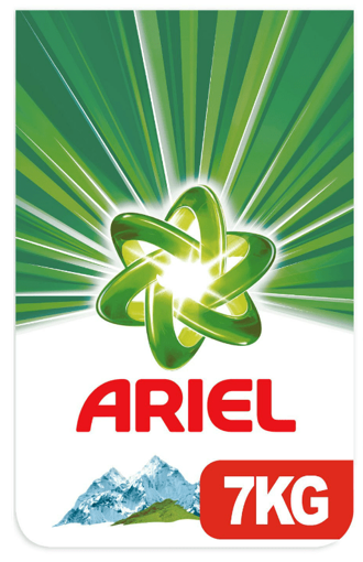 Ariel Parlak Renkler Renkliler İçin Toz Çamaşır Deterjanı 7 Kg nin resmi