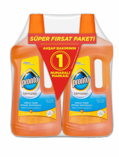 Pronto Ahşap Yüzey Temizleyicisi (Avantaj Paket) 750 Ml*2 nin resmi