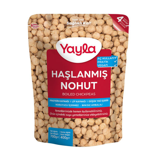 Yayla Haşlanmış Nohut 700 Gr nin resmi