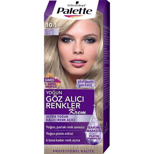 Palette Göz Alıcı Renkler 10-1 Küllü Açık Sarı Saç Boyası nin resmi