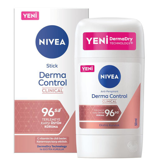 Nivea Derma Control Clinical Kadın 96 Saat Üstün Koruma Roll-on 50 Ml nin resmi