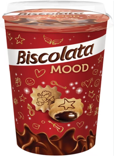 Şölen Biscolata Mood Çikolatalı Krema Dolgulu Bisküvi 125 Gr nin resmi